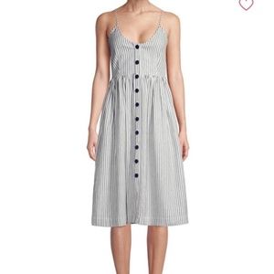 NWT ATM Button Front Stripe Dress!!!